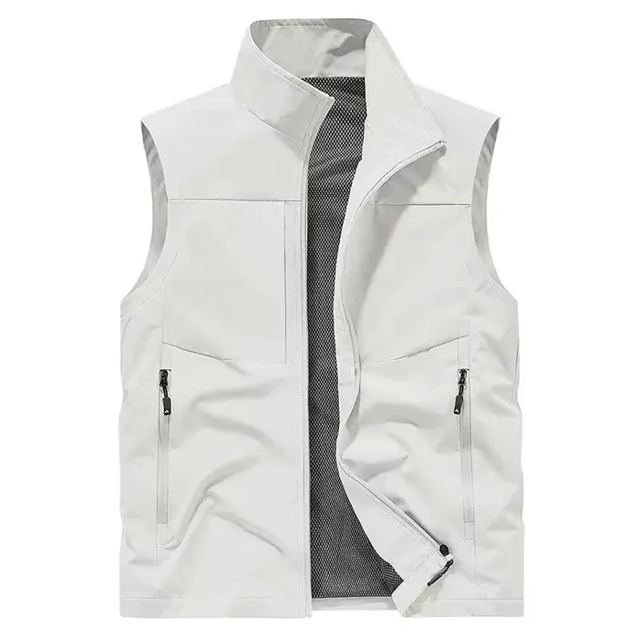 Gilet en laine d'agneau pour homme, veste sans manches rembourrée chaude pour l'hiver, doublure en p