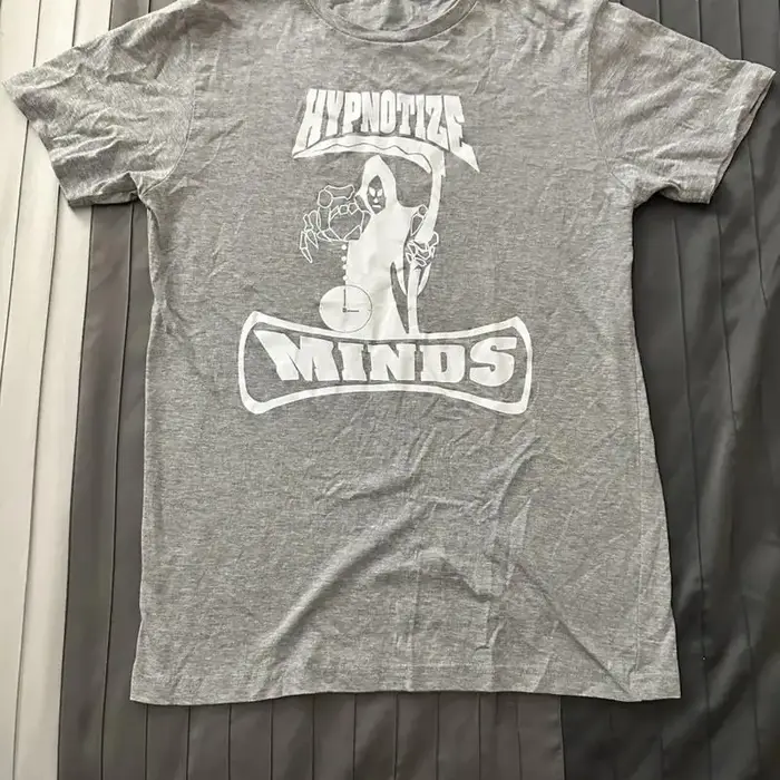 T-shirt gris Three 6 Mafia Hypnotize Minds, taille complète S 5XL ES265