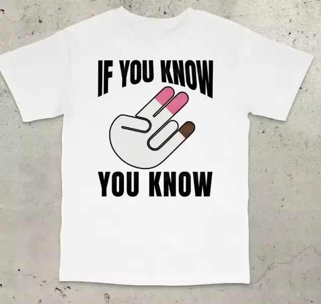 T-shirt « If You Know You Know » – Humour Adulte Audacieux