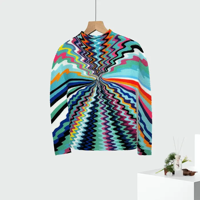 T-shirt imprimé Miyake pour femme