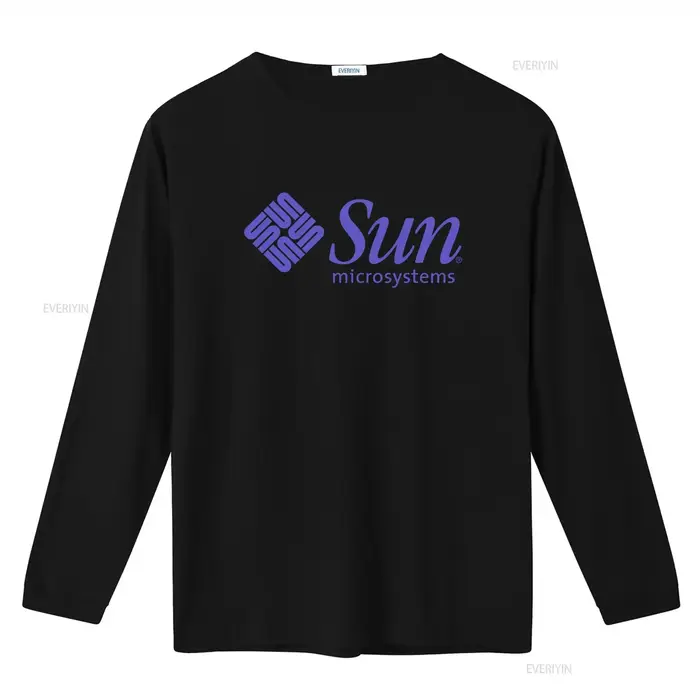 T-shirt blanc pour homme de Sun Microsystems avec logo imprimé