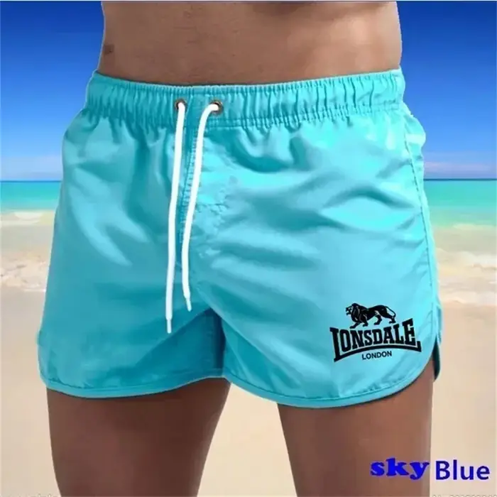 Shorts de plage imprimés pour hommes Lonsdale