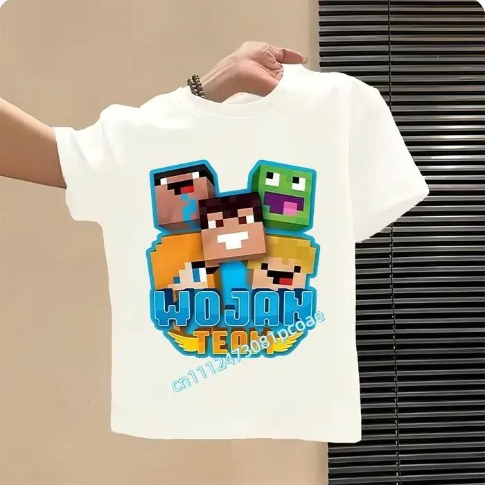 Nouveau T-shirt de sport décontracté pour garçons 2026 avec imprimé dessin animé pour l'été