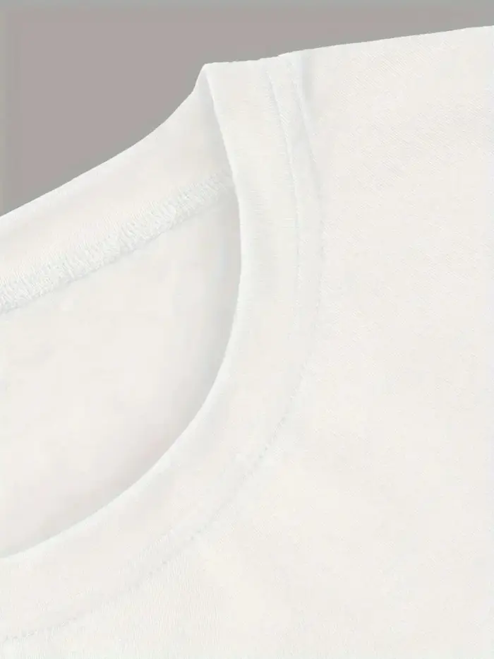 T-shirt pour femme à col rond et manches courtes - Compatible avec les tenues décontractées printemps/été - Vêtements esthétiques