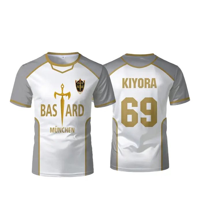 Nouveau maillot de football Blue Lock Anime Bastard München 2025 pour homme