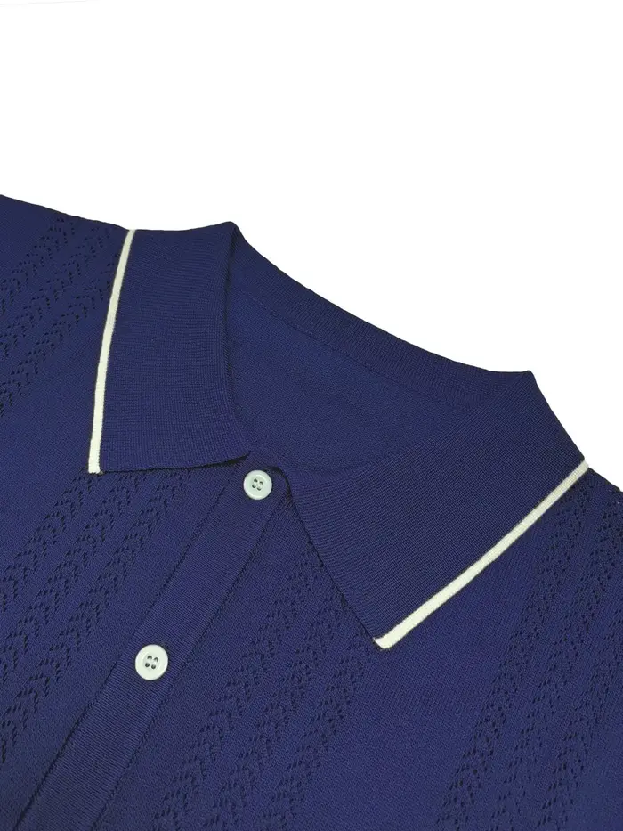 Polo tricoté pour hommes