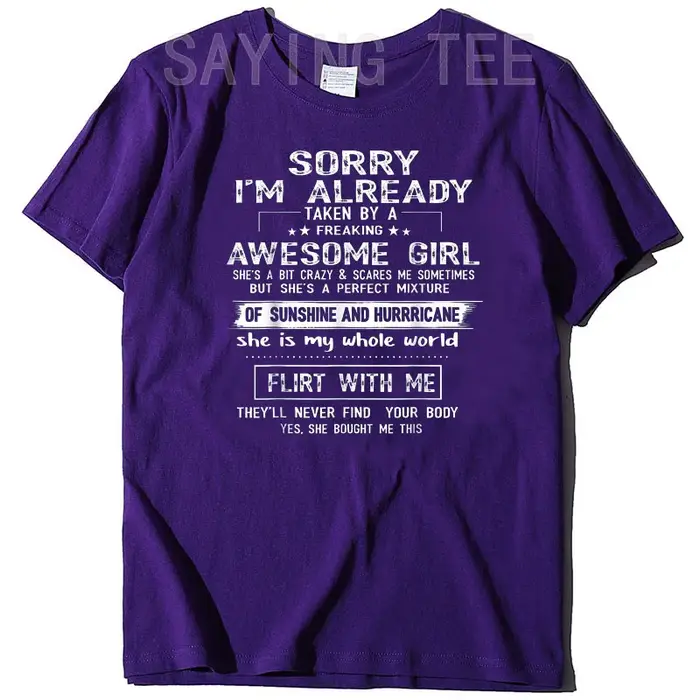 T-Shirt femme, désolé