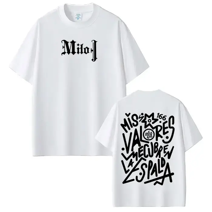 Rappeur Milo J mode graphique T-shirt hommes femmes