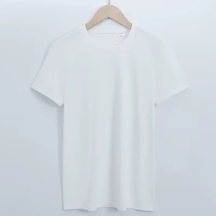 T-shirt à manches courtes en coton mercerisé pour femme, haut confortable, sensation de cool glacé, 