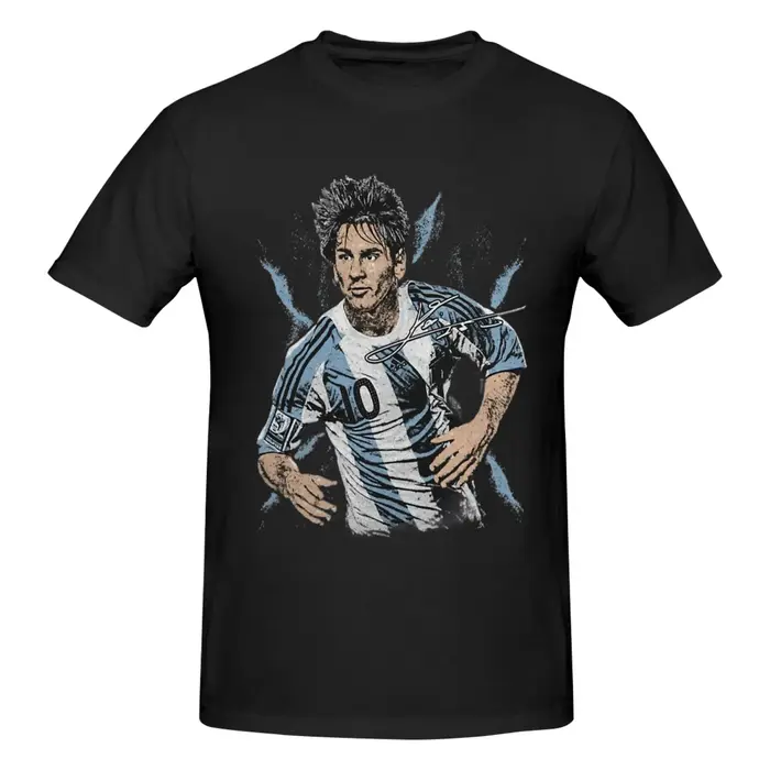 T-shirt imprimé drôle Lionel Messi Forever The GOAT pour hommes et femmes, t-shirt unisexe, sport po