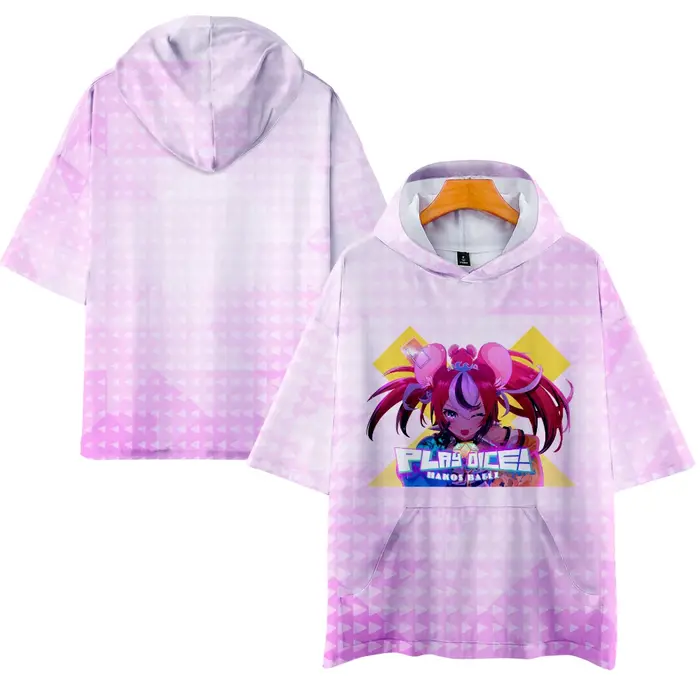 VTuber-T-shirt à capuche Hakos Baelz pour hommes et femmes
