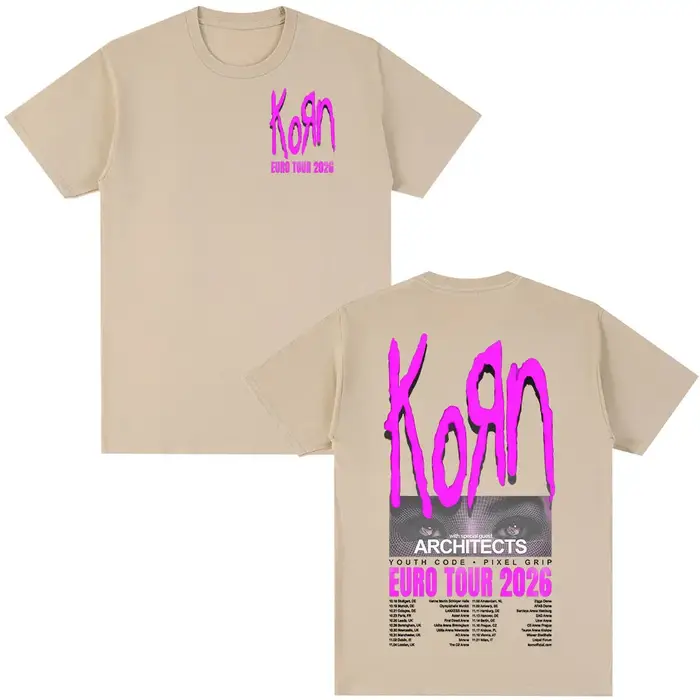 T-shirt Korn Tour 2026 Merch
