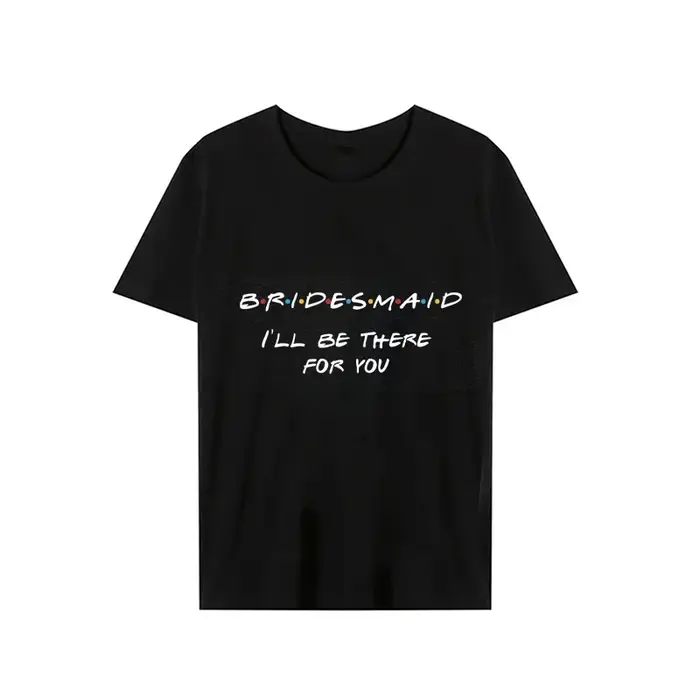 T-Shirt à Manches Courtes pour Femme Streetwear sur le Thème des Amis Esthétiques