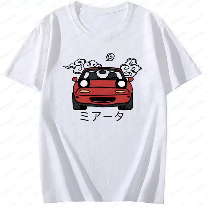 T-shirts japonais Miata MX5 pour hommes et femmes