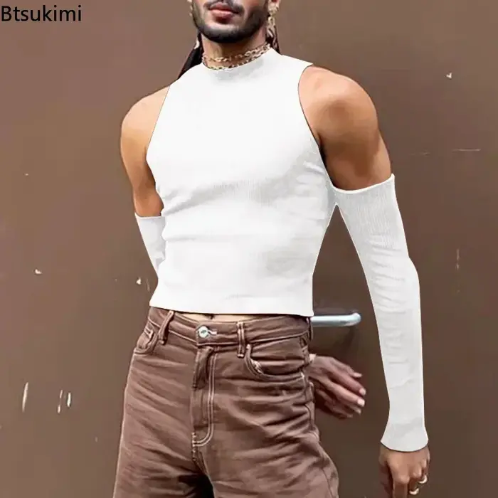 T-shirt col roulé pour hommes