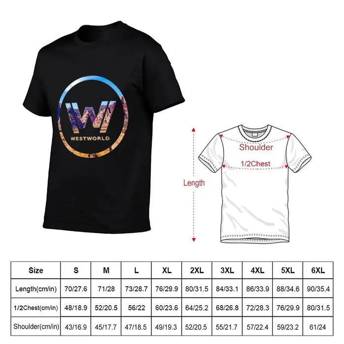 T-shirt Westworld grande taille à manches courtes pour l'entraînement