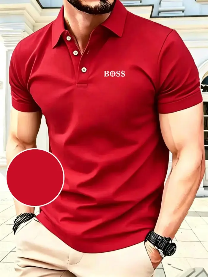 Nouveau polo brodé pour homme