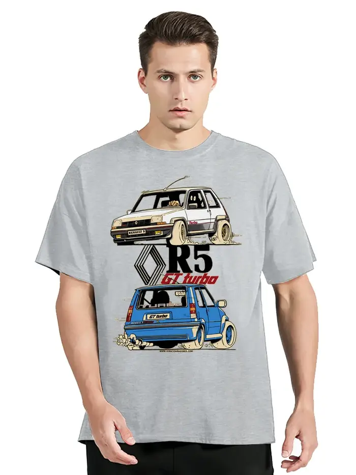 T-shirt en coton à col rond pour homme