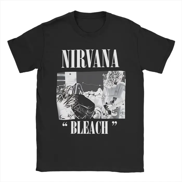 T-shirt Nirvana Angel Band pour hommes, T-shirt amusant à manches courtes, col rond, vêtements de fê