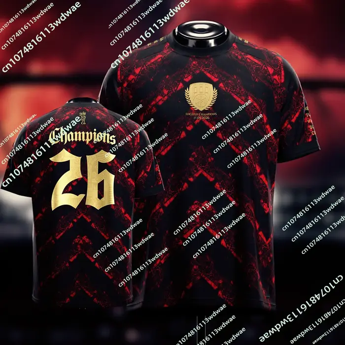 Nouvelle arrivée, maillot de champion anglais AFC 2026