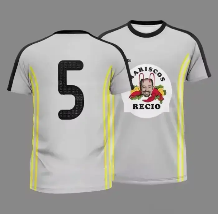 T-shirt de sport respirant à séchage rapide pour homme, imprimé 3D crevettes et crabes, maillot de f