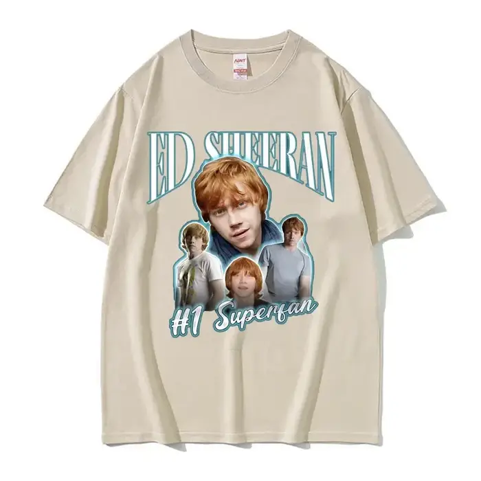 T-shirt drôle Ed Sheeran Number One Superfan Meme pour hommes