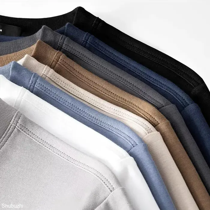 T-shirt en coton personnalisé pour hommes