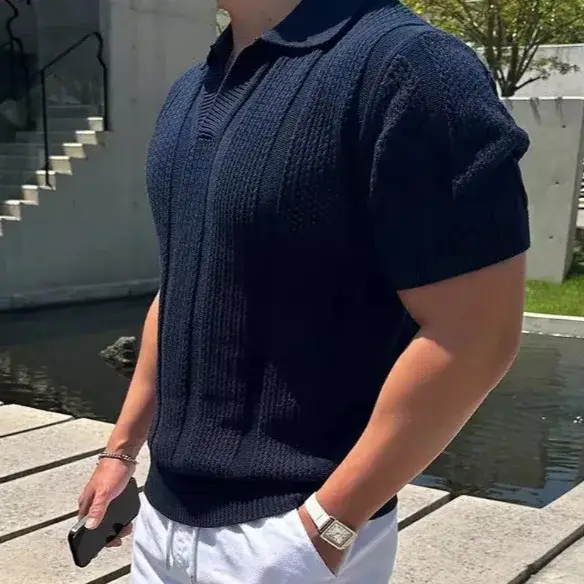 Polo pour homme, manches courtes