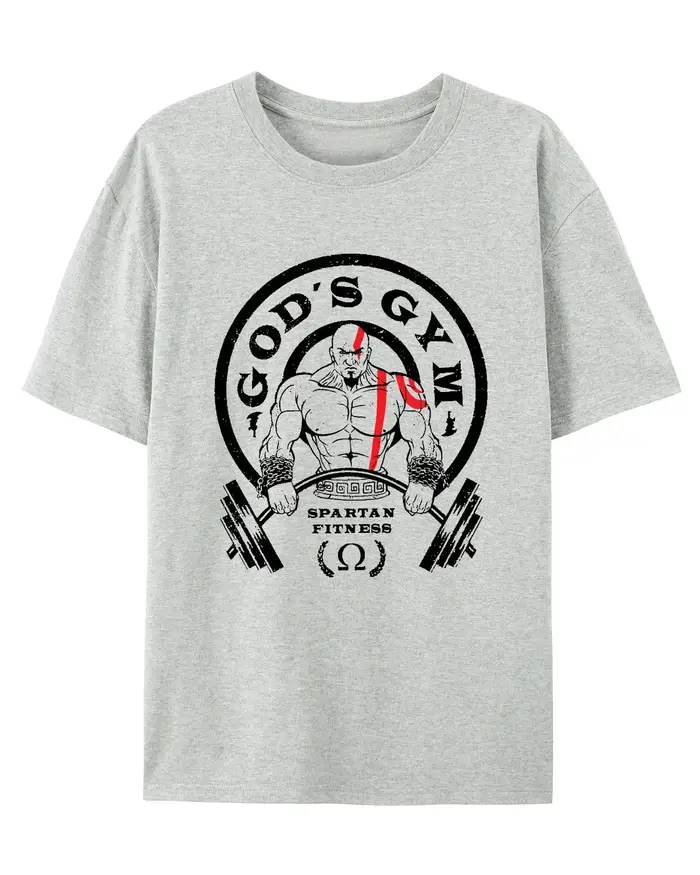 T-shirt de sport et de loisirs GOD'S GYM pour hommes et femmes, marque de luxe