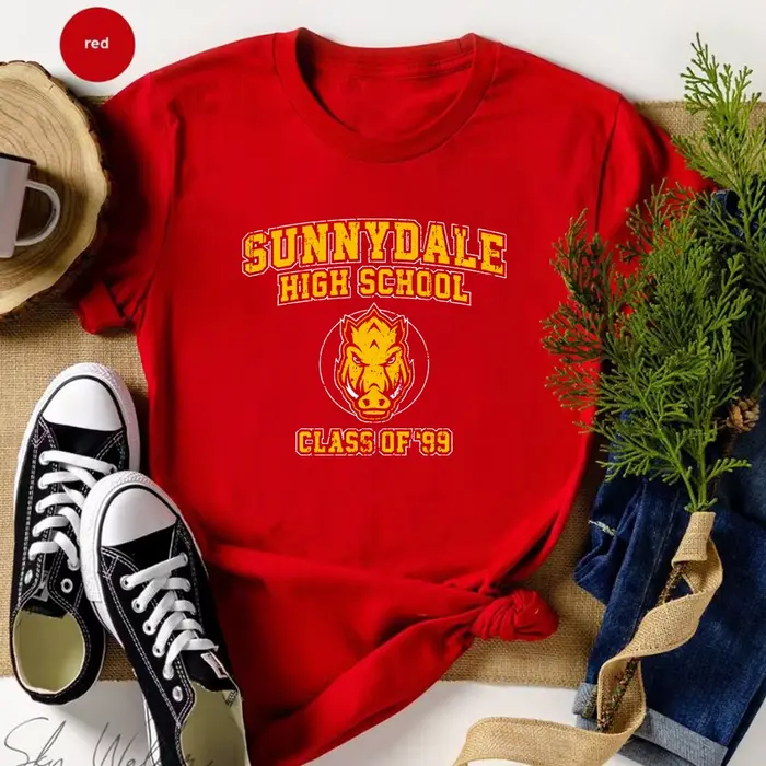 Sunnydale-T-shirt à manches courtes unisexe