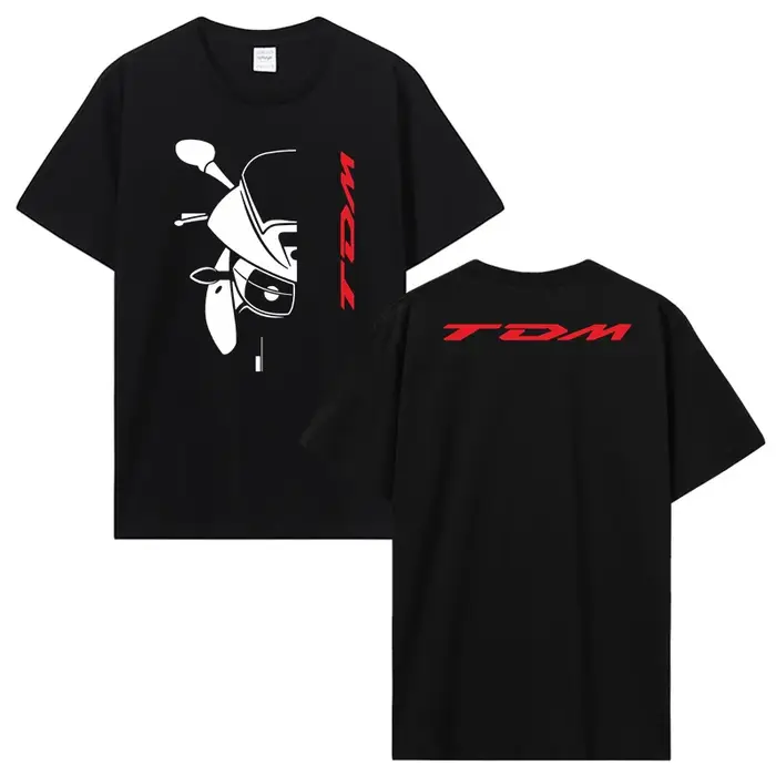 Double face Yama Tdm 900 voiture Auto T-Shirt vêtements pour hommes été décontracté col rond