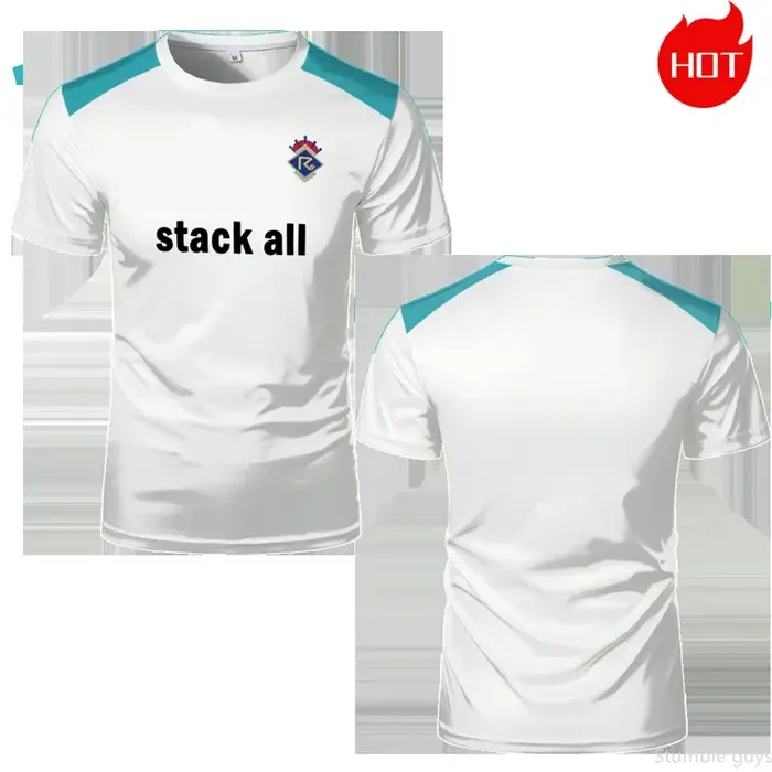 T-shirt bleu pour vestiaire