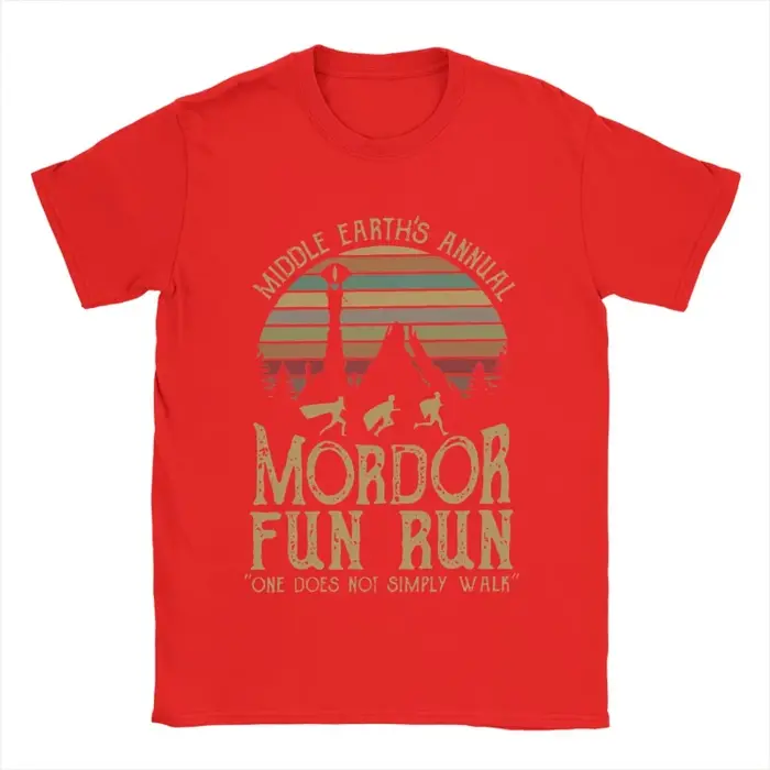 T-shirt Mordor L-Lords Of The R-Rings pour hommes