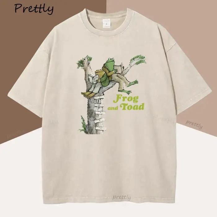 Grenouille et crapaud T-shirt femmes hommes classique livre amant