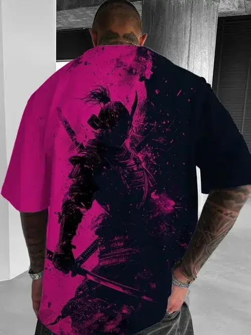 T-shirt imprimé 3D d'anime japonais
