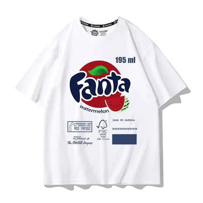 T-shirt à manches courtes Fanta Beverage pour hommes
