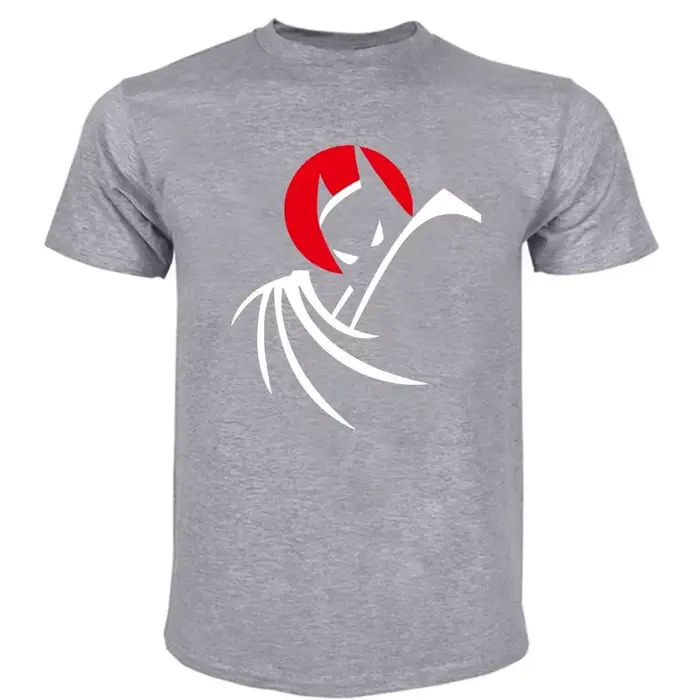 T-shirt à col rond en coton pour hommes, manches courtes, style de rue, haut à la mode, série animée