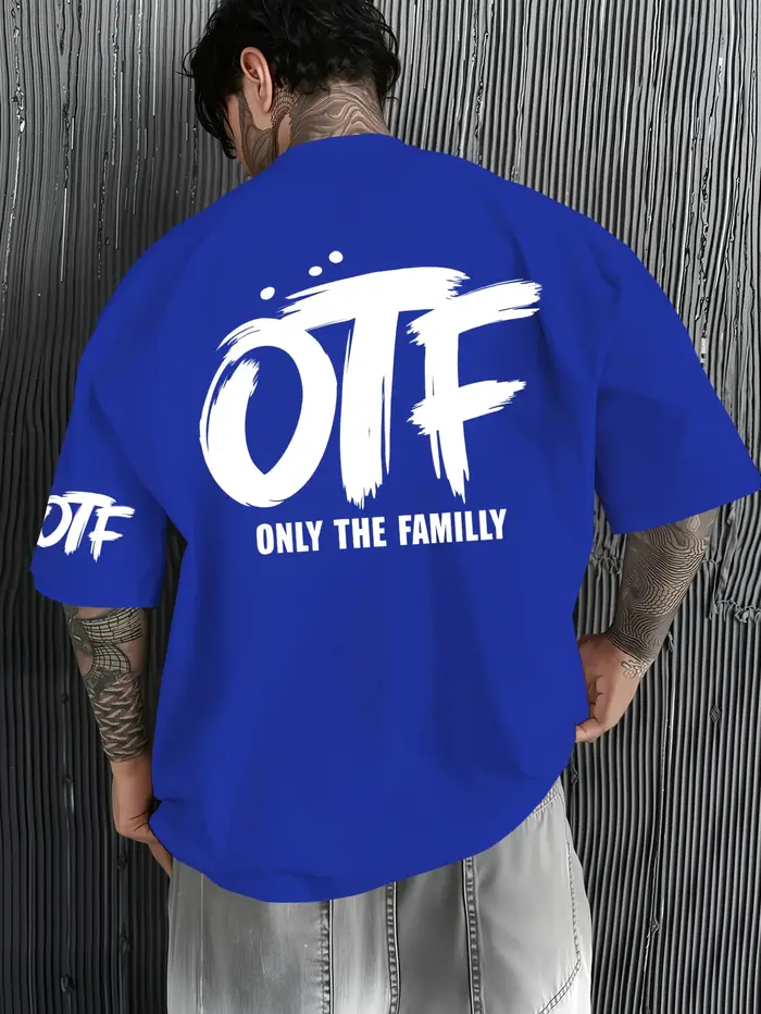 T-shirt imprimé tendance sur le thème de la famille pour hommes et femmes