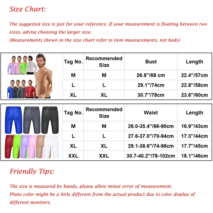 Hommes hommes brillant T-Shirts hauts coupe ajustée respirant Yoga hauts de sport huile brillant à manches longues Transparent T-shirt course maillot de corps