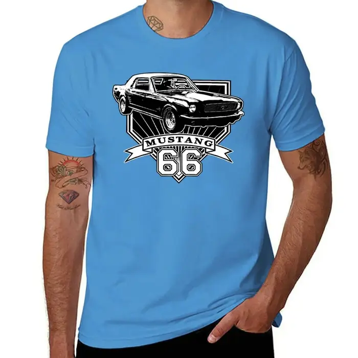 T-shirt 66 Mustang Coupe pour homme, sweat-shirt grande taille, médicaments