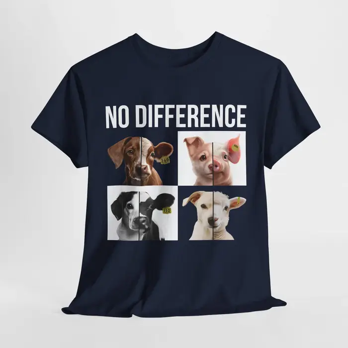 Nouveauté T-shirt Vegan Droits des Animaux pour Homme et Femme