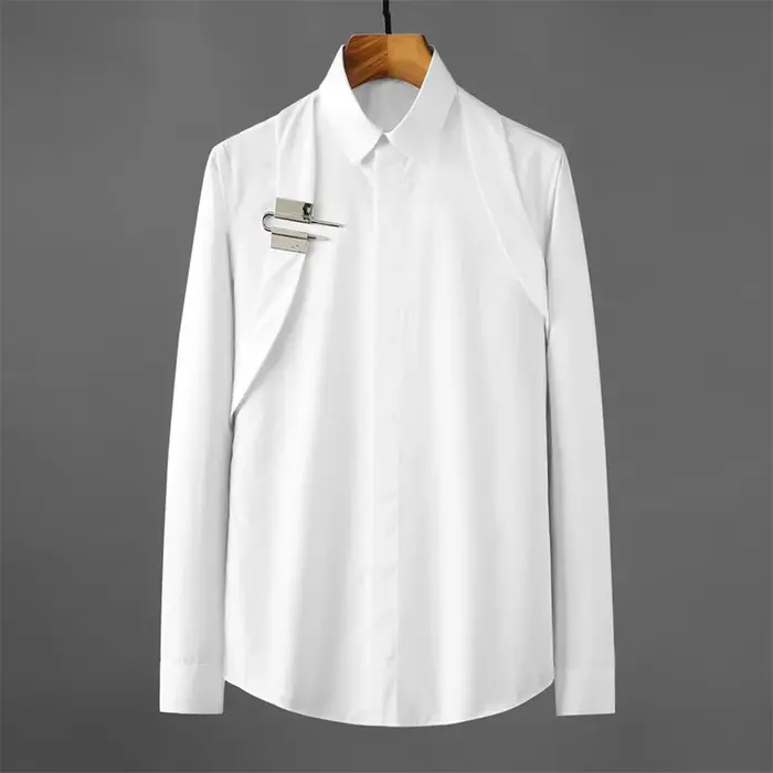Chemise à manches longues pour hommes