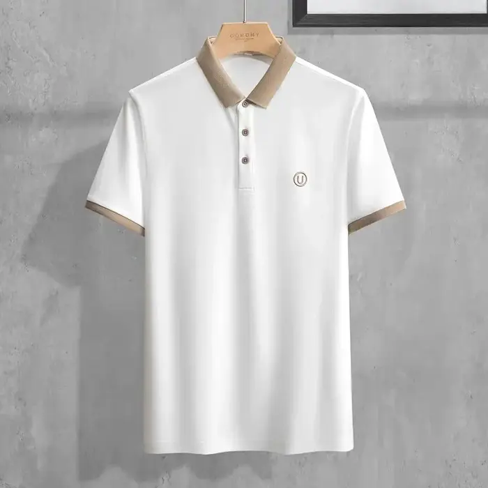 Nouveau Polo Homme Été 2025 de Haute Qualité à Manches Courtes