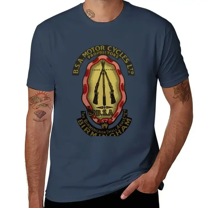 BSA motos Logo 4 T-Shirt anime t-shirts surdimensionné