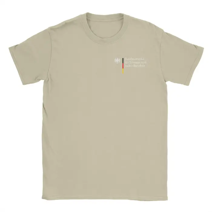 Hommes institut allemand-fédéral pour liqueur délicieux bière t-shirt coton vêtements à manches courtes col rond
