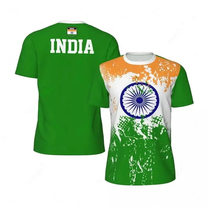 T-shirt de football imprimé en 3D pour hommes