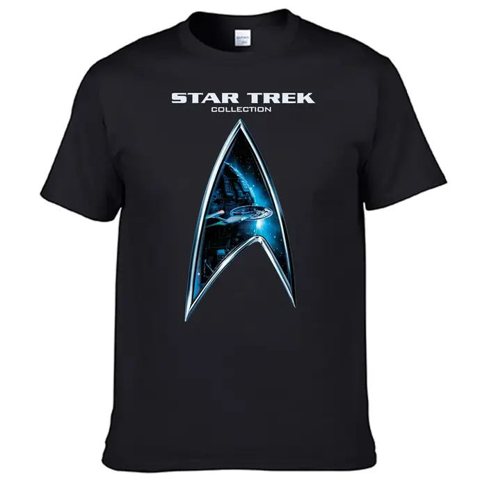 T-shirt étoiles Treks pour hommes, 100% coton