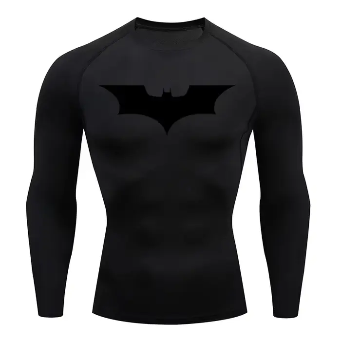 Haut athlétique de compression pour hommes – Manches longues
