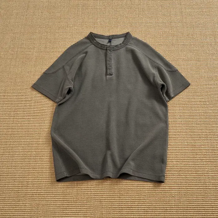 T-shirt Henley épais pour homme