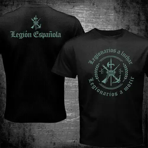 Espagne légion étrigh espagnole Espanola Tercio armée militaire T-Shirt été coton à manches courtes col rond hommes
